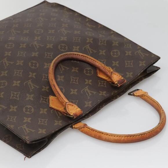 LOUIS VUITTON Monogram Sac Plat Hand Bag M51140 - Picture 6 of 12